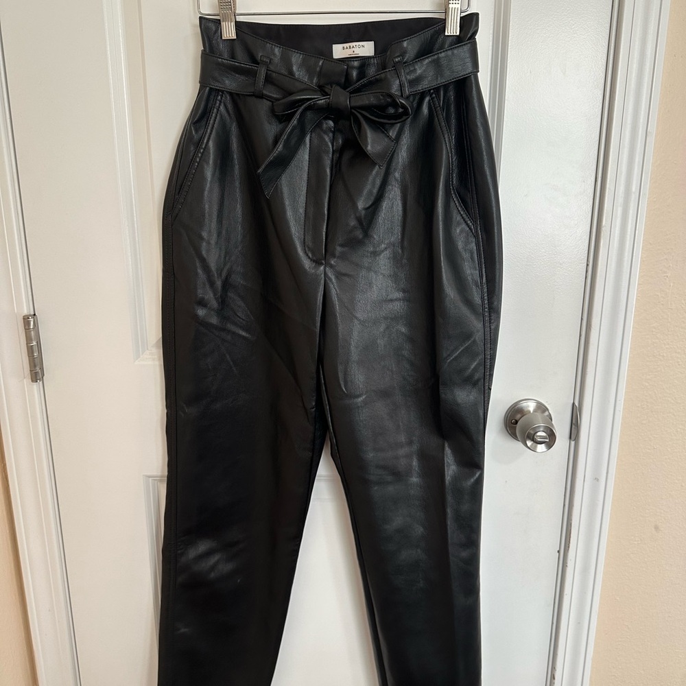 Babaton Vegan Leather Pants